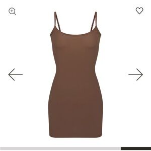 SKIMS Fits Everybody Slip Dress in Jasper. Size S.